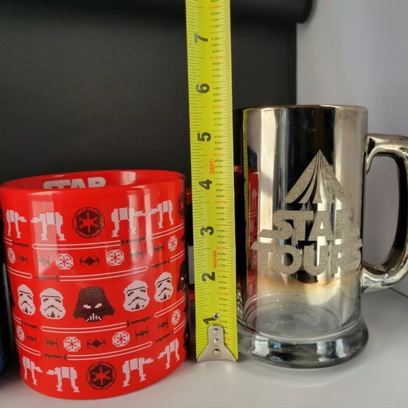 STAR WARS MUG LOT/1986 VINTAGE Star Tours/Salt and Pepper Shakers/Hallmark Frame - Picture 8 of 13